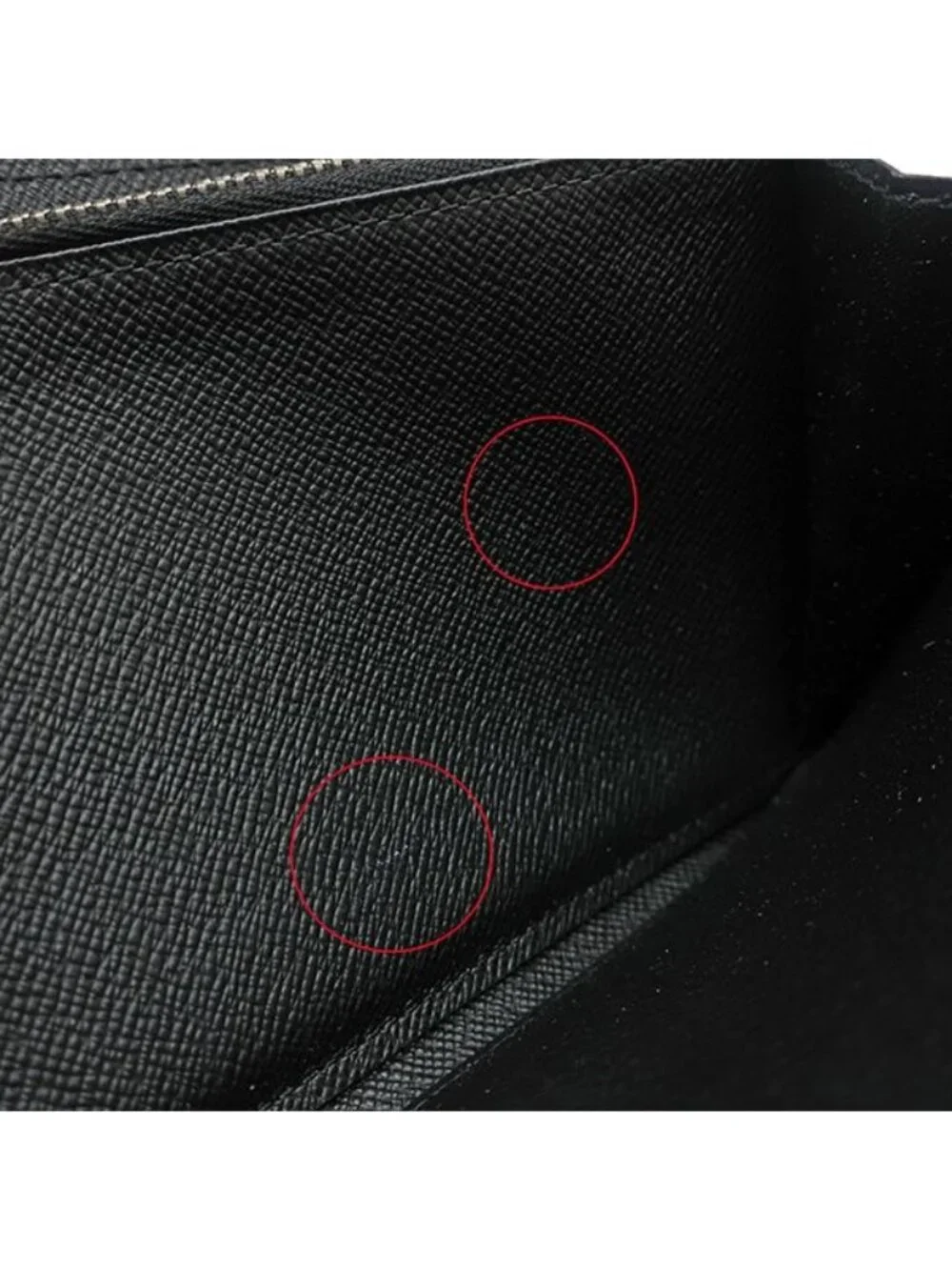 Louis Vuitton Wallet Zippy Epi Leather Noir Silver Black Round Zip Around Coin